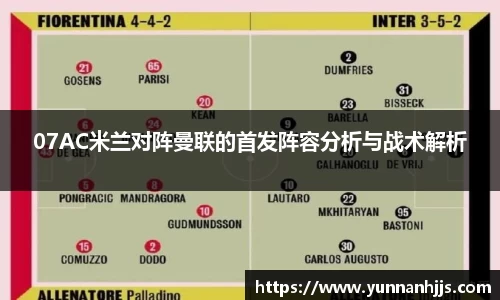 07AC米兰对阵曼联的首发阵容分析与战术解析